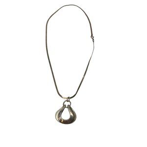 David Andersen Silver Classic Pendant Necklace | One Size Fits All